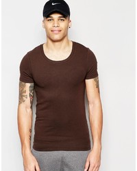 Asos Brand Extreme Muscle T Shirt With Scoop Neck And Stretch
