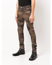 purple brand Rusted Effect Skinny Jeans
