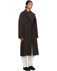 The Row Brown Cotton Omar Trench Coat