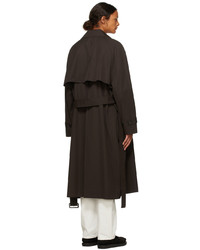 The Row Brown Cotton Omar Trench Coat
