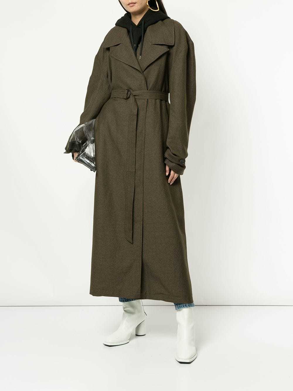 Strateas Carlucci Meta Trench Coat, $1,281 | farfetch.com | Lookastic