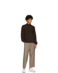 Camiel Fortgens Brown Tailored Wool Sweater