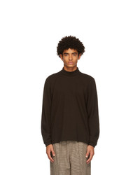 Camiel Fortgens Brown Tailored Wool Sweater
