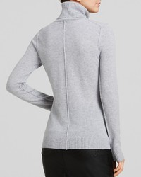 Aqua Cashmere Sweater Turtleneck