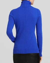 Aqua Cashmere Sweater Turtleneck