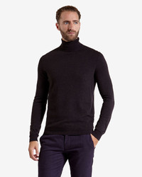 Ted Baker Rinko Wool And Cashmereblend Roll Neck Sweater