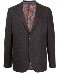 Etro Single Breasted Tweed Blazer