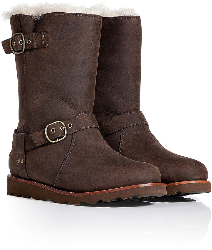 ugg brownstone leather boots
