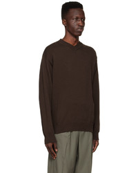 Another Aspect Brown Cotton Sweater