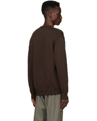Another Aspect Brown Cotton Sweater