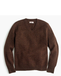 J.Crew Wallace Barnes Italian Wool V Neck Sweater