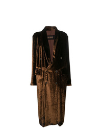 Dark Brown Velvet Coat