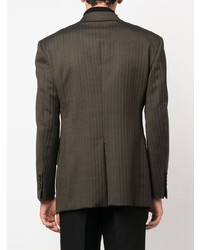 Tom Ford Striped Double Breasted Blazer