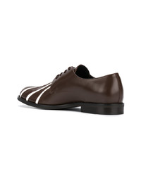 Marni Striped Panel Derby Shoes
