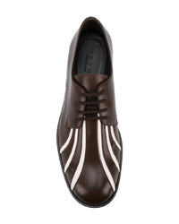 Marni Striped Panel Derby Shoes
