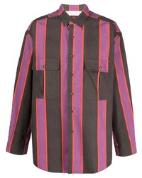 Levi's Stripe Pattern Long Sleeve Shirt