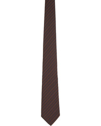 Armani Collezioni Herringbone Stripe Jacquard Neck Tie