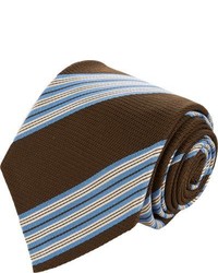 Kiton Mixed Stripe Jacquard Neck Tie