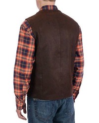 Modelcurrentbrandname Madison Creek Outfitters Lapel Travel Vest Cotton Twill