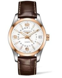 Longines Automatic Stainless Steel Embossed Strap Watch