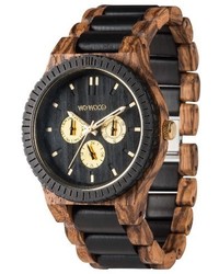 Wewood Kappa Multifunctional Wood Bracelet Watch 46mm