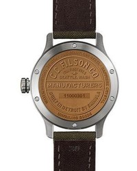 Filson Mackinaw Field Stainless Steel Fabric Strap Watch