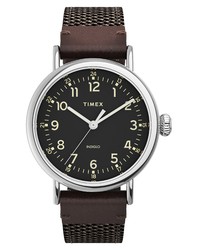 Timex Standard Textile Leather Watch