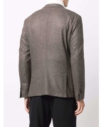 Corneliani Buttoned Up Wool Blazer