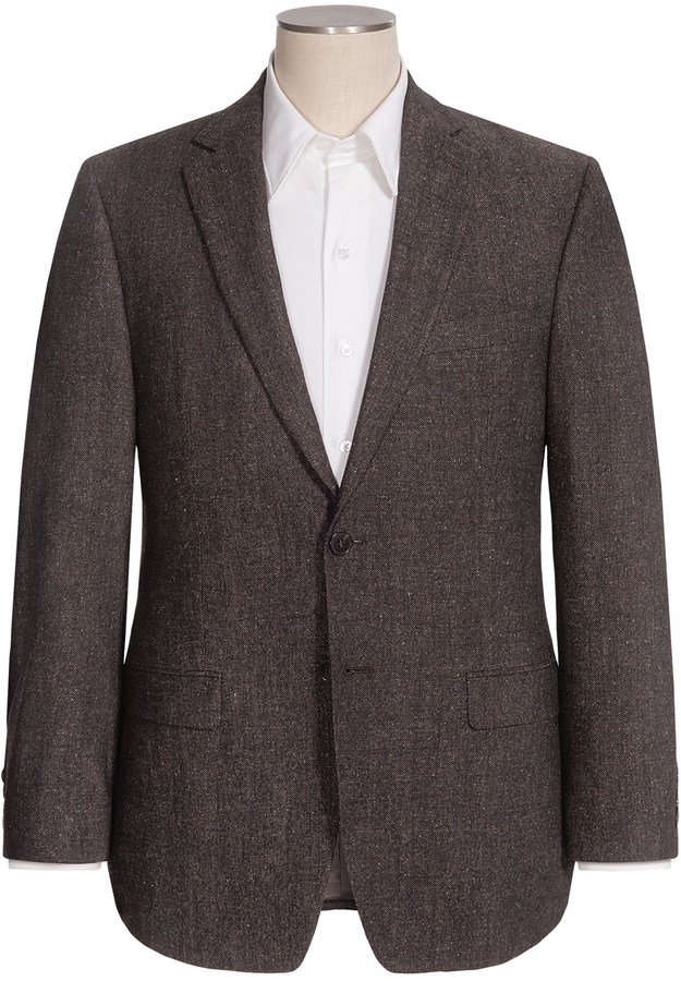 brown donegal sport coat