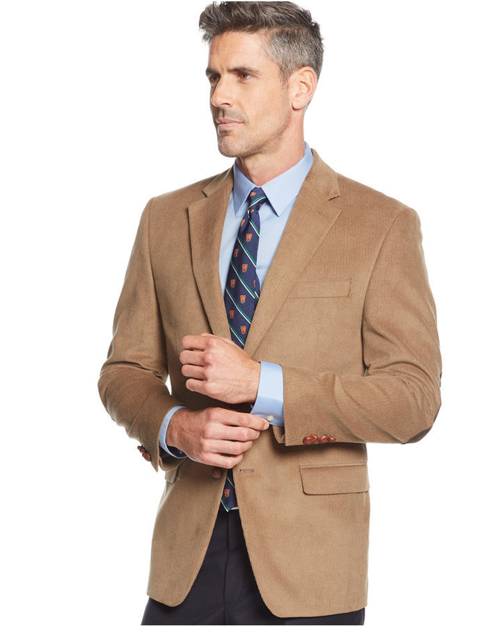 Lauren Ralph Lauren Elbow Patch Corduroy Sport Coat 295 Macys