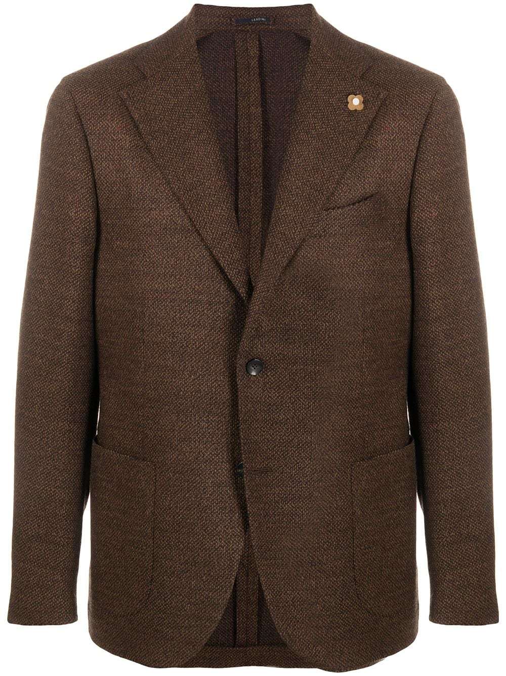 Lardini Single Breasted Wool Blazer, $714 | farfetch.com | Lookastic