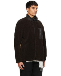 Ambush Brown Wool Fleece Jacket