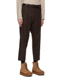 White Mountaineering Brown Gramicci Edition Darted Pants