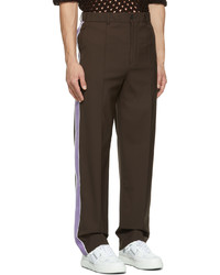 Valentino Brown Regular Fit Trousers