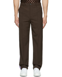 Valentino Brown Regular Fit Trousers
