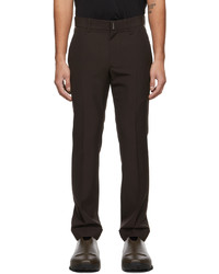 Givenchy Brown Slim Fit Trousers
