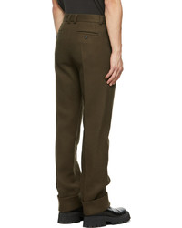 We11done Cashmere Straight Fit Cuffed Trousers