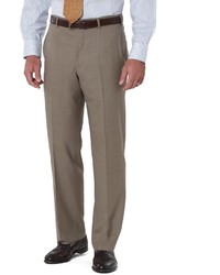 Brooks Brothers Country Club Saxxon Wool Madison Fit Plain Front Trousers