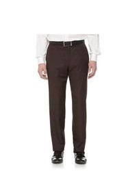 Hickey Freeman Wool Suiting Dress Pants Brown