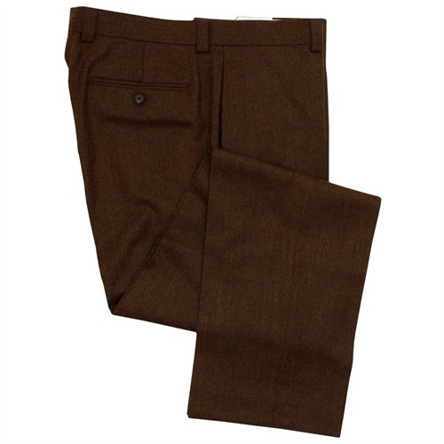Ralph Lauren Flat Front Brown Flannel Wool Dress Pants, $39 | buy.com ...