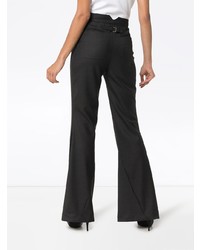 Wright Le Chapelain High Waist Buttoned Wool Trousers