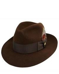 Dark Brown Wool Hat