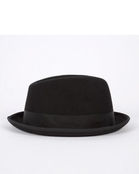 Paul Smith By Christys Dark Mauve Wool Trilby Hat