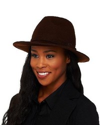 Fedora With Self Band And Buckle By Vt Luxe