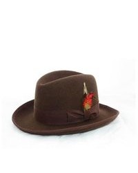 Ferrecci Godfather Brown Wool Hat