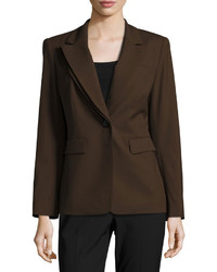 Dark Brown Wool Jacket
