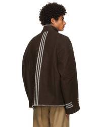 3MAN Engineered Stripe Blanket Jacket