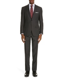 Canali Siena Classic Fit Solid Super 130s Wool Suit