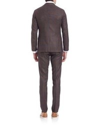 Eleventy Wool Silk Button Front Suit