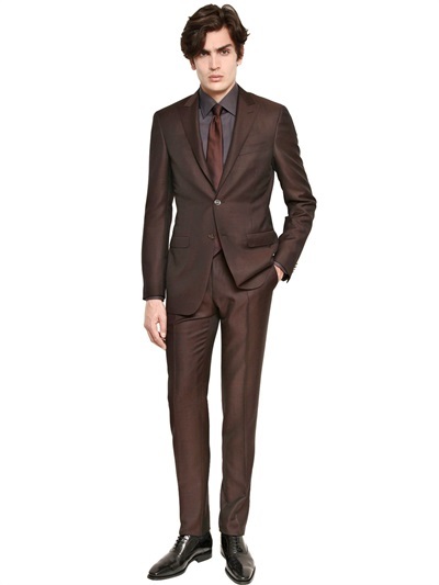 canali brown suit